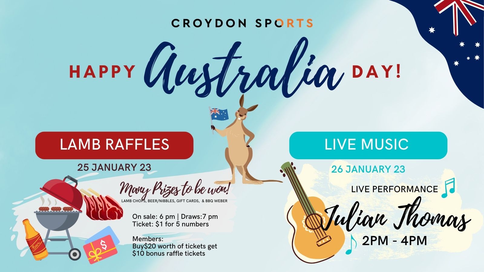 Australia Day Lamb Raffles - Holman Barnes Group